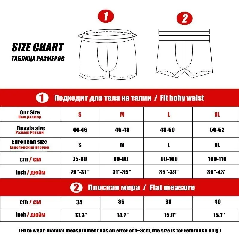 1PCS Cotton Mens Underpants Soft Boxer Men Breathable Solid Underwear Flexible Boxershorts Cuecas Vetement Homme