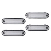 4Pcs/Set LED Side Marker Light Clear Lens Front Rear Turn Signal Lights Blinker Lamp for MAZDA MX-5 MX5 MIATA 1990-2005