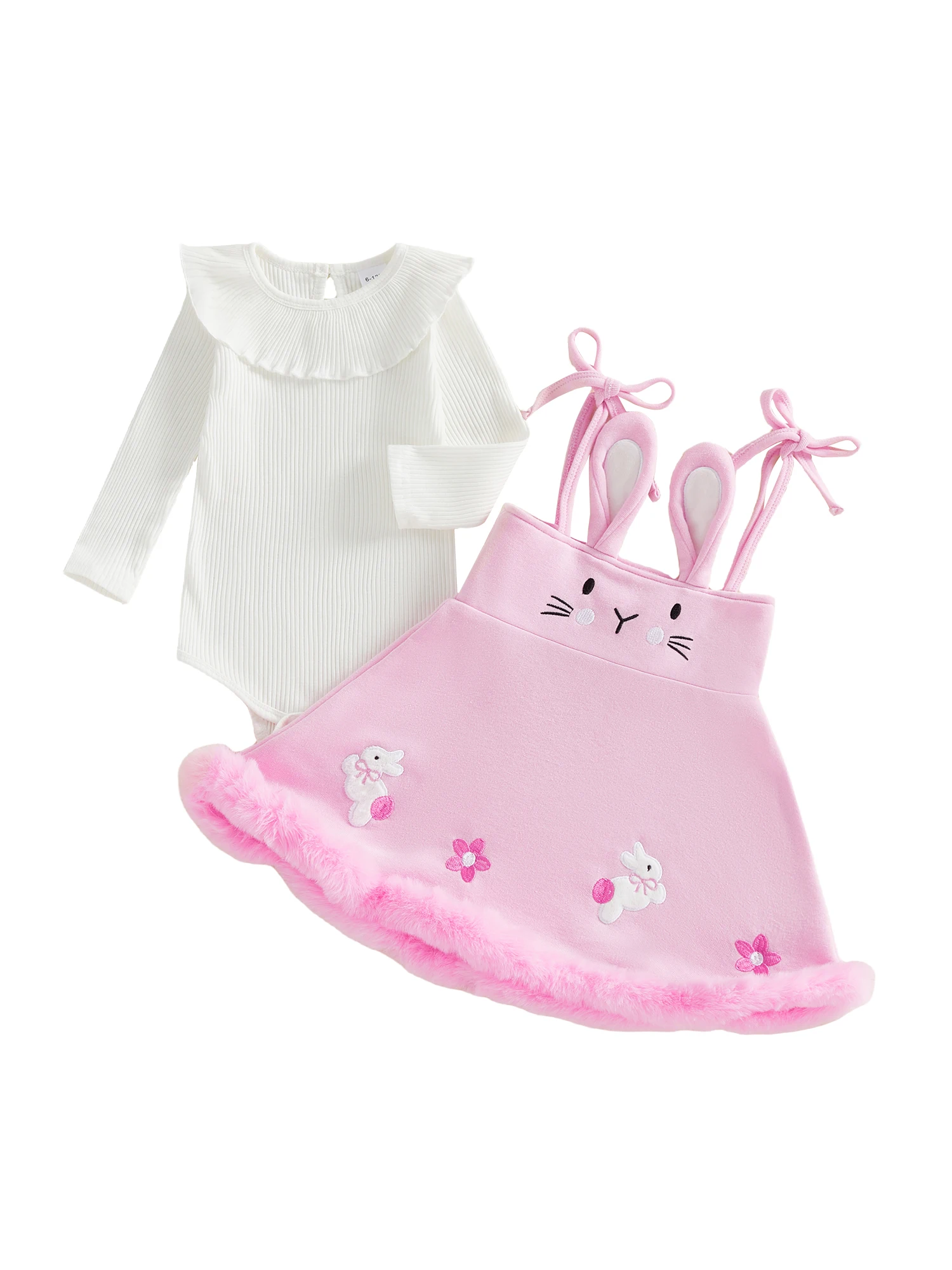 

Toddler Boys 2Pcs Christmas Outfits Short Sleeve Shirt Santa Suspender Pants Set Infant Clothes for Xmas Party