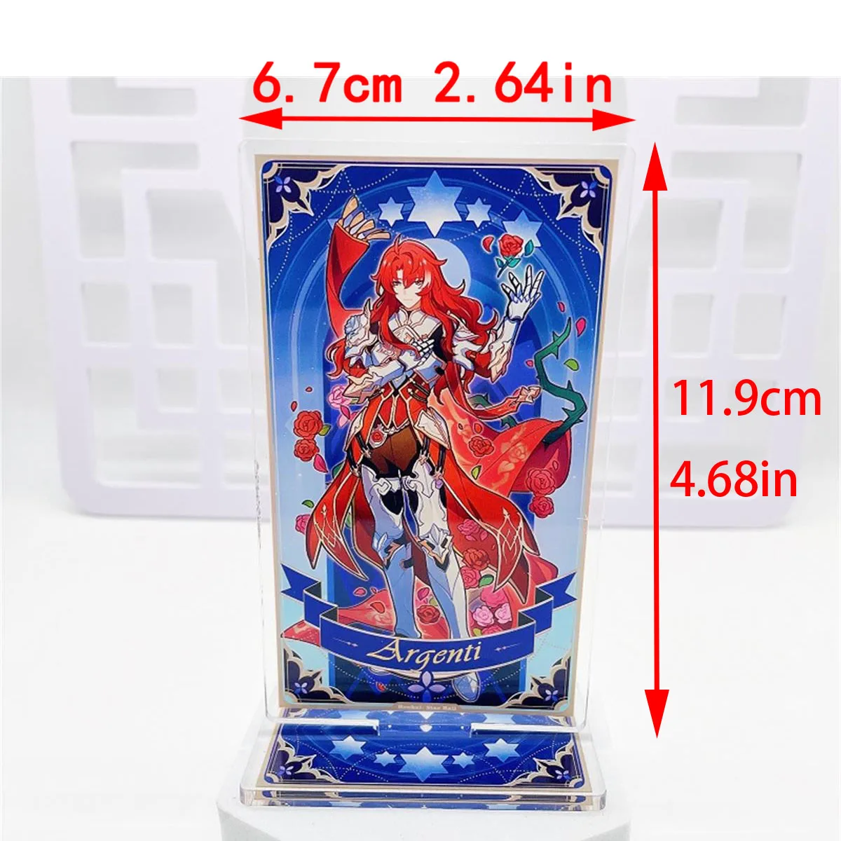 Honkai: Star Rail Anime Figure Acrylic Stand Ruan Mei Dr. Ratio Model Plate 1pc Desk Decor Standing Sign Game Fans Gift