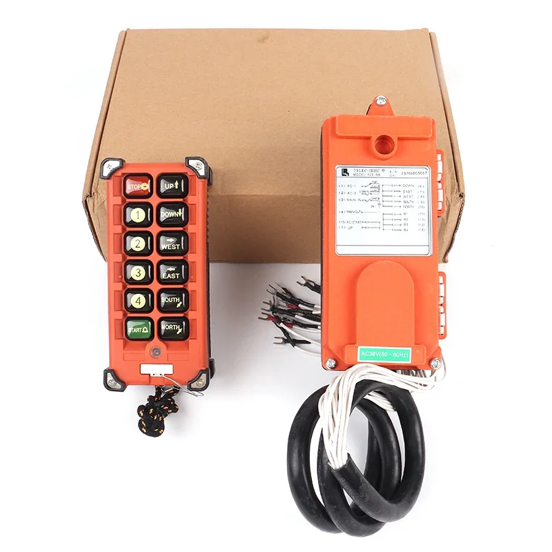 IEHC F23-C Rainproof Lifting Button Switch Industrial Control Remote Pendant for Crane Hoist Remote Control Button Switch