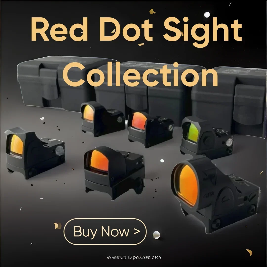 

Red Dot Sight Scope Hunting Tactical Adjustable Brightness Reflex Light Rifle and Pistols Accessories Optic Riflescope 20-22mm