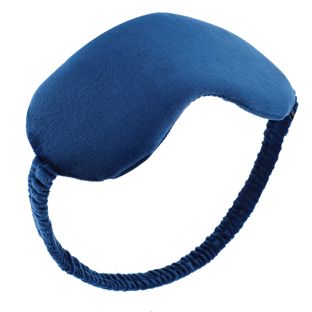 Relax after a long day with a 3D heated eye massager featuring soothing warmth, gentle vibration, light-blocking comfort and convenient timer control.