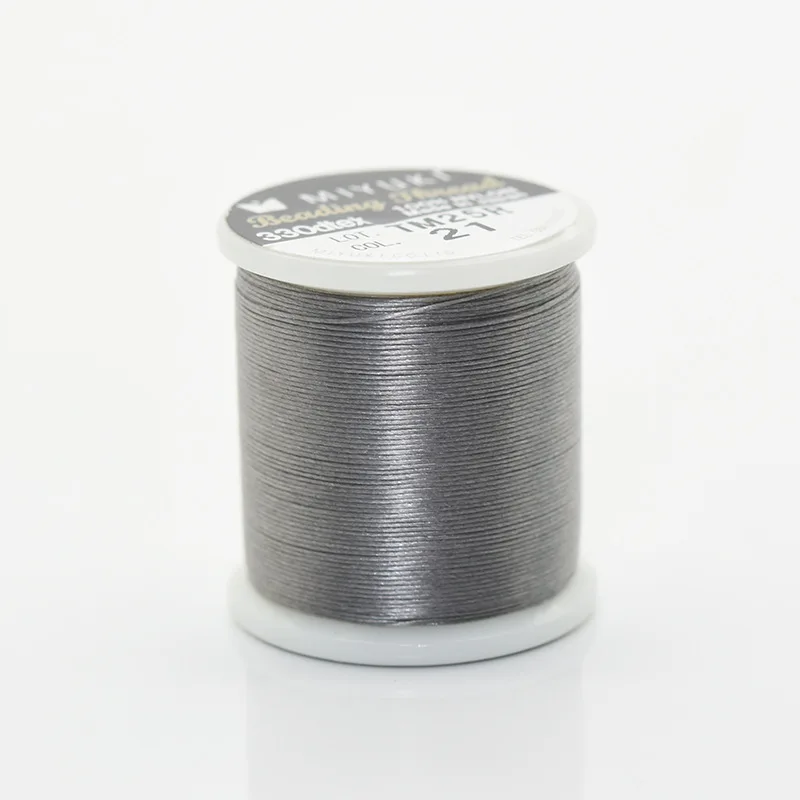 55 Yard Japanese Miyuki Thread 100% Nylon Beading Thread 330 DTEX 0.225mm Wire Elastic Cord Beading Thread For Bracelets DIY