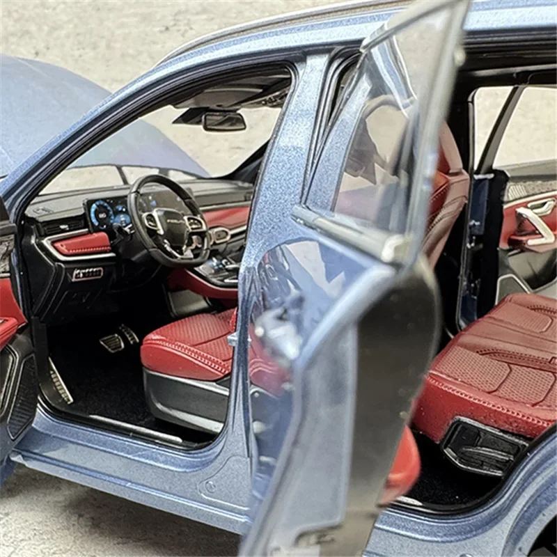 1:18 Jetour X70 Plus FIDELITY Prestige SUV نموذج سيارة مصنوع من خليط معدني Diecast سيارات معدنية نموذج سيارة محاكاة مجموعة هدية للأطفال