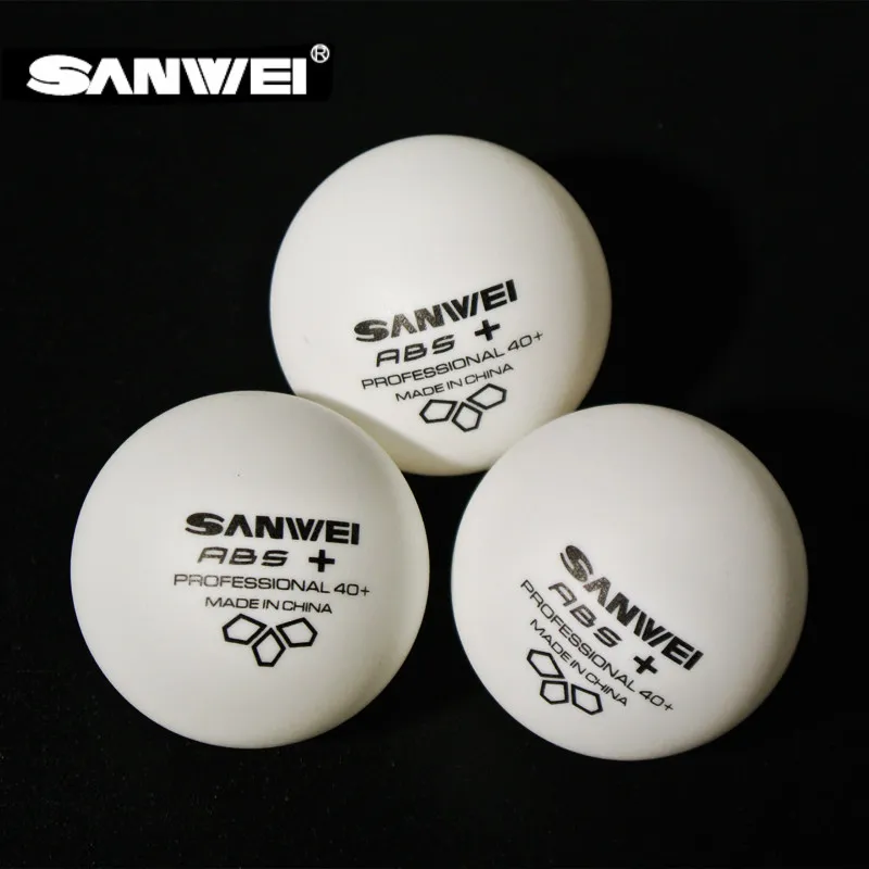 

SANWEI 3-Star Table Tennis Balls 40+ ABS TR Upgrade Ping Pong Balls Durable & Competition Training Balls 50/100PCS Packs