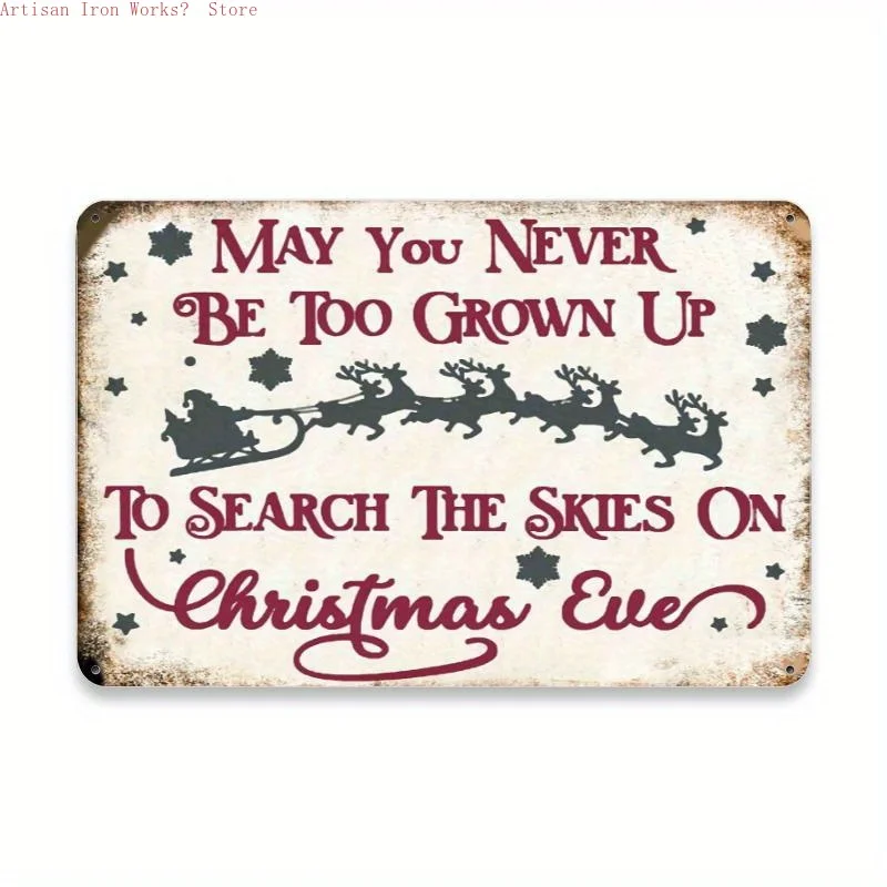 Vintage iron Signs  Merry Christmas Poster  Cakes Music Box Christmas Tree Metal Plaque Bakery Candy Shop Wall Decor