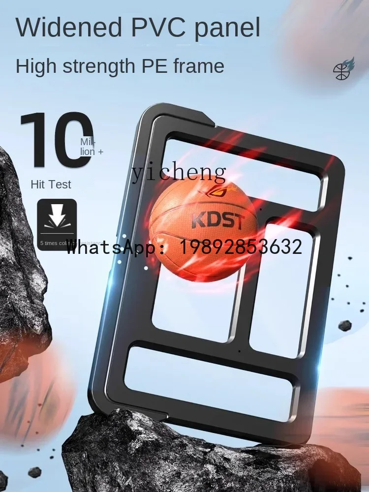 حامل كرة السلة لطلاب المدارس الابتدائية ABC، ألعاب سلة داخلية قابلة للتعديل للشباب #3