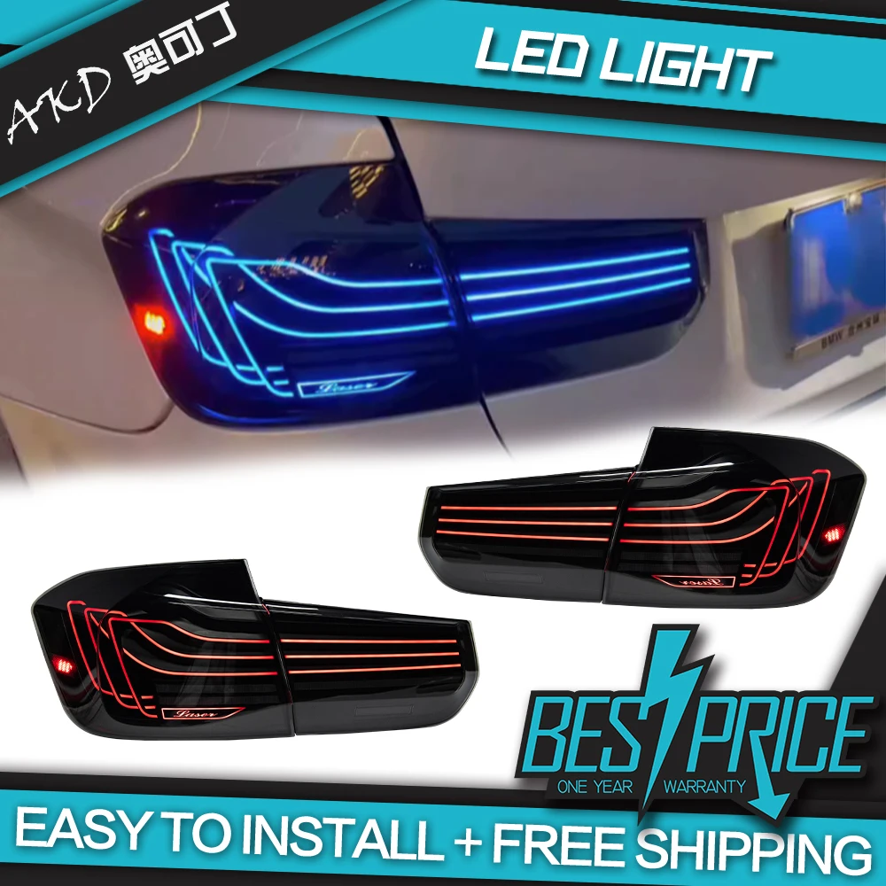 Car LED Tail Light Taillight For BMW F30 LED Tail Light 2013-2019 F35 F80 3D Rear Lamp 318i 320i 325i 330i 335i Turn Signal