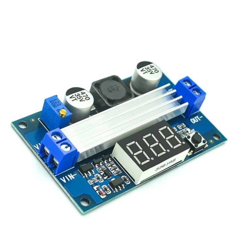 1~50Pcs DC-DC High-power Adjustable Boost Module 3.0-35V Rise 3.5-35V 100W With Digital Display Voltmeter