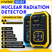 FNIRSI GC-01 Geiger Counter Tester Nuclear Radiation Detector Personal Dosimeter X-ray γ-ray β-ray Radioactivity Marble Detector