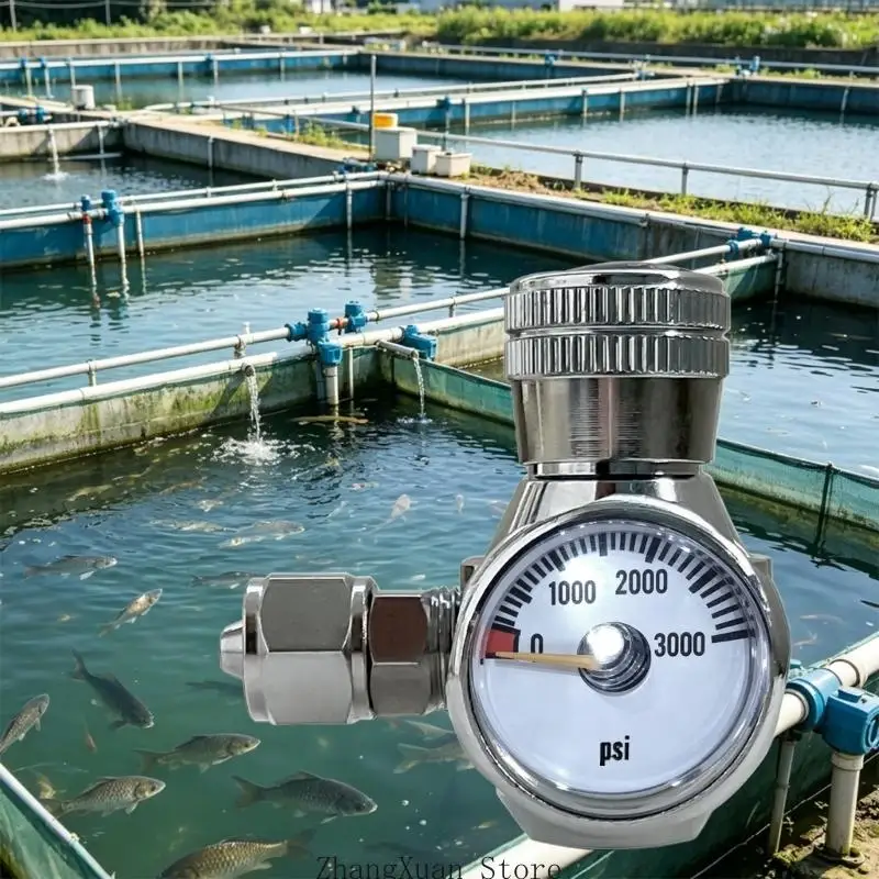 Haltbarkeit CO2-Durchflussregler, Regler für Aquarien-Setups, Außenbereich, 3 x – Detail 10