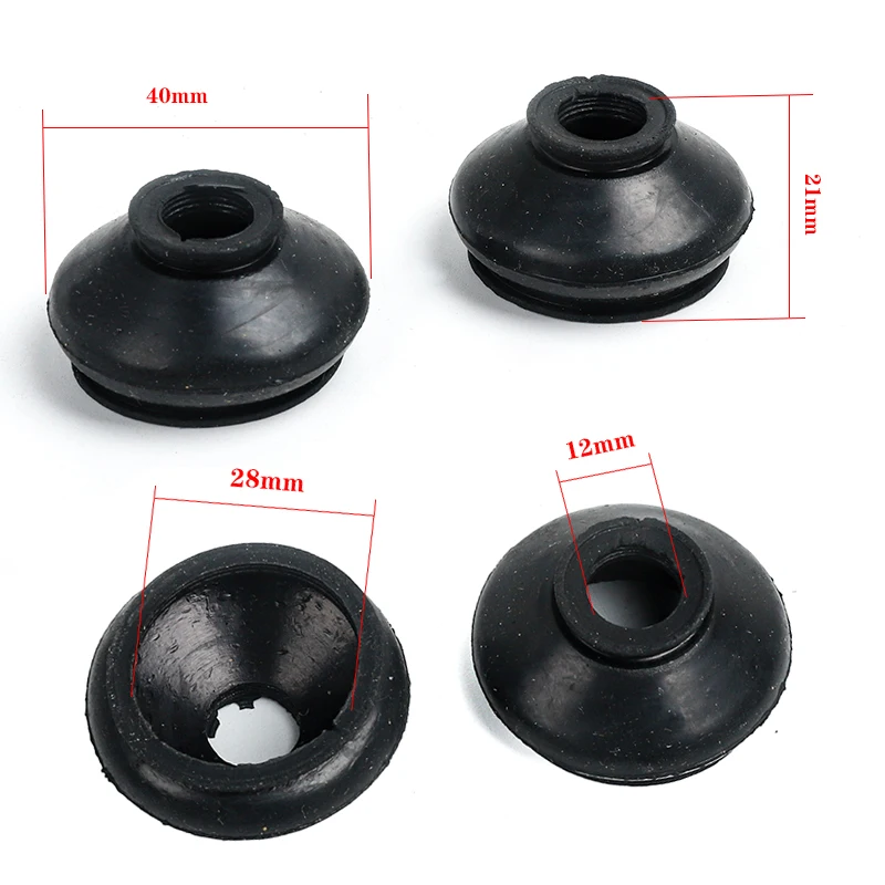 Turn to rod Arm Ball Head Dust Protection Rubber Cover for Chinese ATV Quad Go kart Dirt Bike Parts