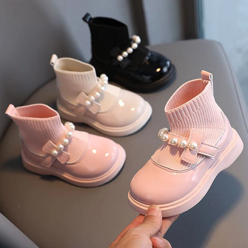 

Fashion Kids Casual Shoes No-slip Soft Bottom Princess Short Boots Girls Sneakers Comfortable Walking Sports Shoes Children Boy