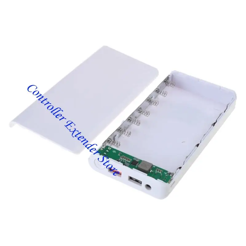 N84B 7x18650 Аккумулятор для корпуса для вывода 9 В/12 В двойной USB -банк USB для она