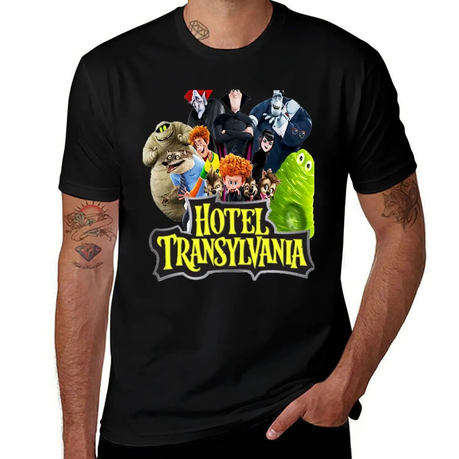 

Hotel Transylvania Gift For Fans T-Shirt valentines clothes vintage graphic tee plain shirts graphic tees Men's t shirts