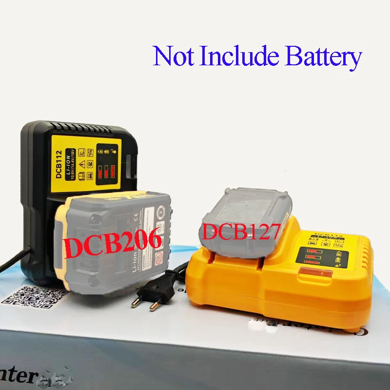 DCB200 Lithium Battery Case Accessories Parts For DeWalt 18V 20V DCB120 DCB140 DCB183 DCB206 DCB609 Charger DCB112 DCB115 DCB105