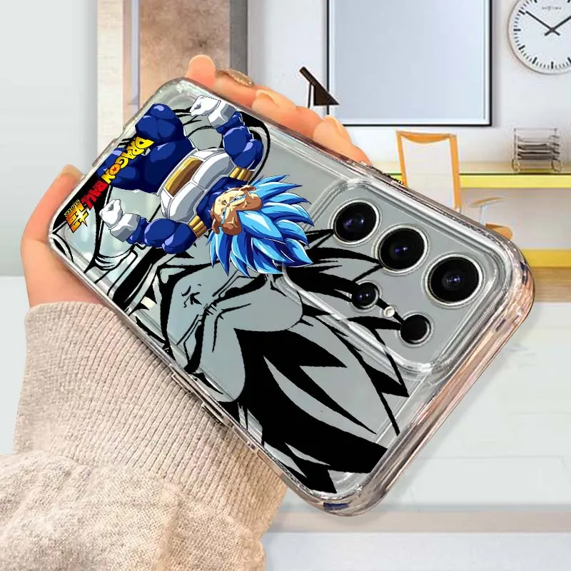 لعبة دراغون بول سون جوكو قضية الهاتف لسامسونج غالاكسي A73 A72 A71 A55 A54 A53 A52 A51 A33 A25 A22 A15 A14 A05 بولي TPU شفافة