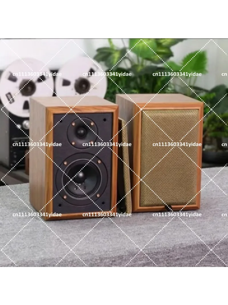 4 Inch HiFi Monitor Speaker 2.0 Bookshelf Loudspeaker for Home Audio Studio Listening