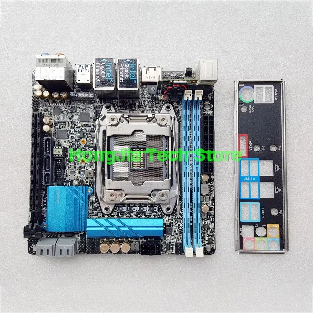 Perfect job 2011 support i7 5960 xE5-2699 v4 2680 v3cpu Motherboard  X99E-ITX/ac view 4