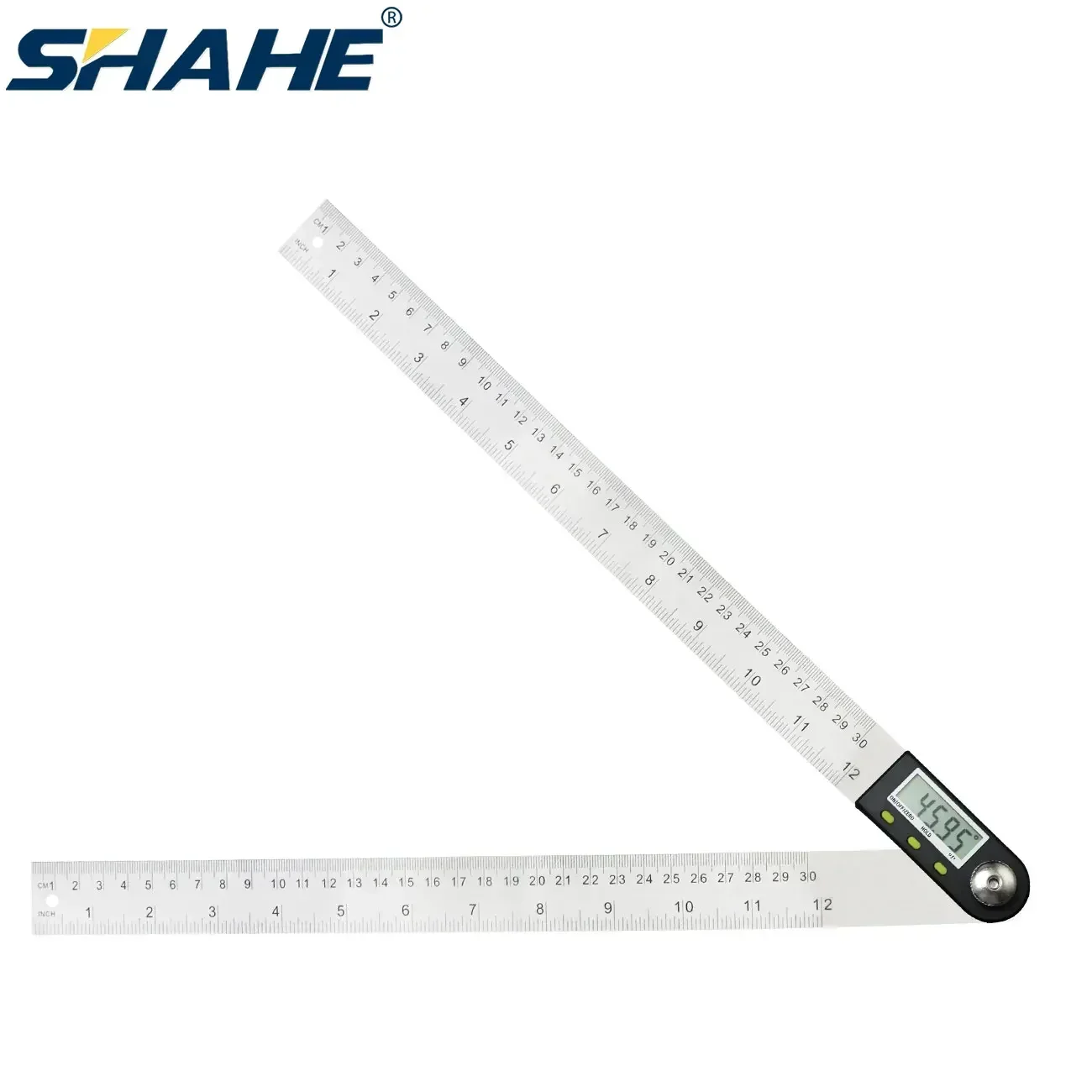 300 mm 12 '' Stainless Steel Angle Ruler Electronic Protractor Goniometer Angle Gauge Angle Digital Ruler Measuring Tool