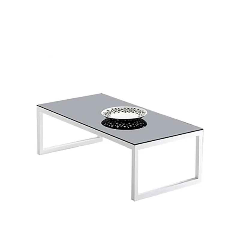 

Outdoor sofa courtyard coffee table combination leisure terrace waterproof and sunscreen sales department designer all-aluminum