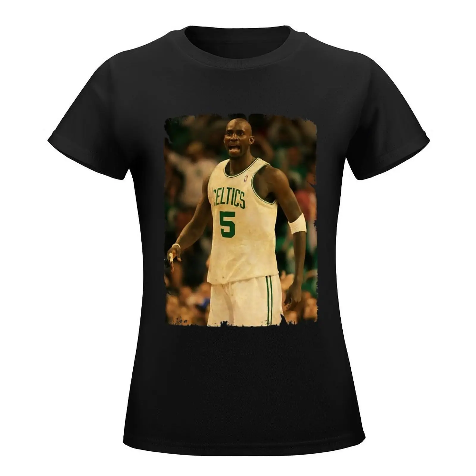 Kevin sport Garnett Kevin sport Garnett Vintage Design Of Basketball 70s (1) T-Shirt new edition clothes for Women