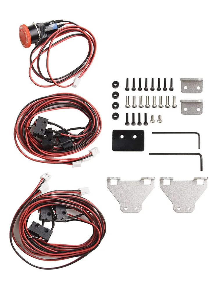 3018 Max Black Red CNC Engraving Machine Black Red Design Contactless Switch Reliable Performance Special Button Set