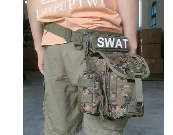 الرجال التكتيكية قطرة الساق حقيبة متعددة الوظائف الخصر حزمة قابل للتعديل حزام الفخذ المشي لمسافات طويلة الرياضة ركوب الدراجات مقاوم للماء حقيبة التخييم النايلون #1