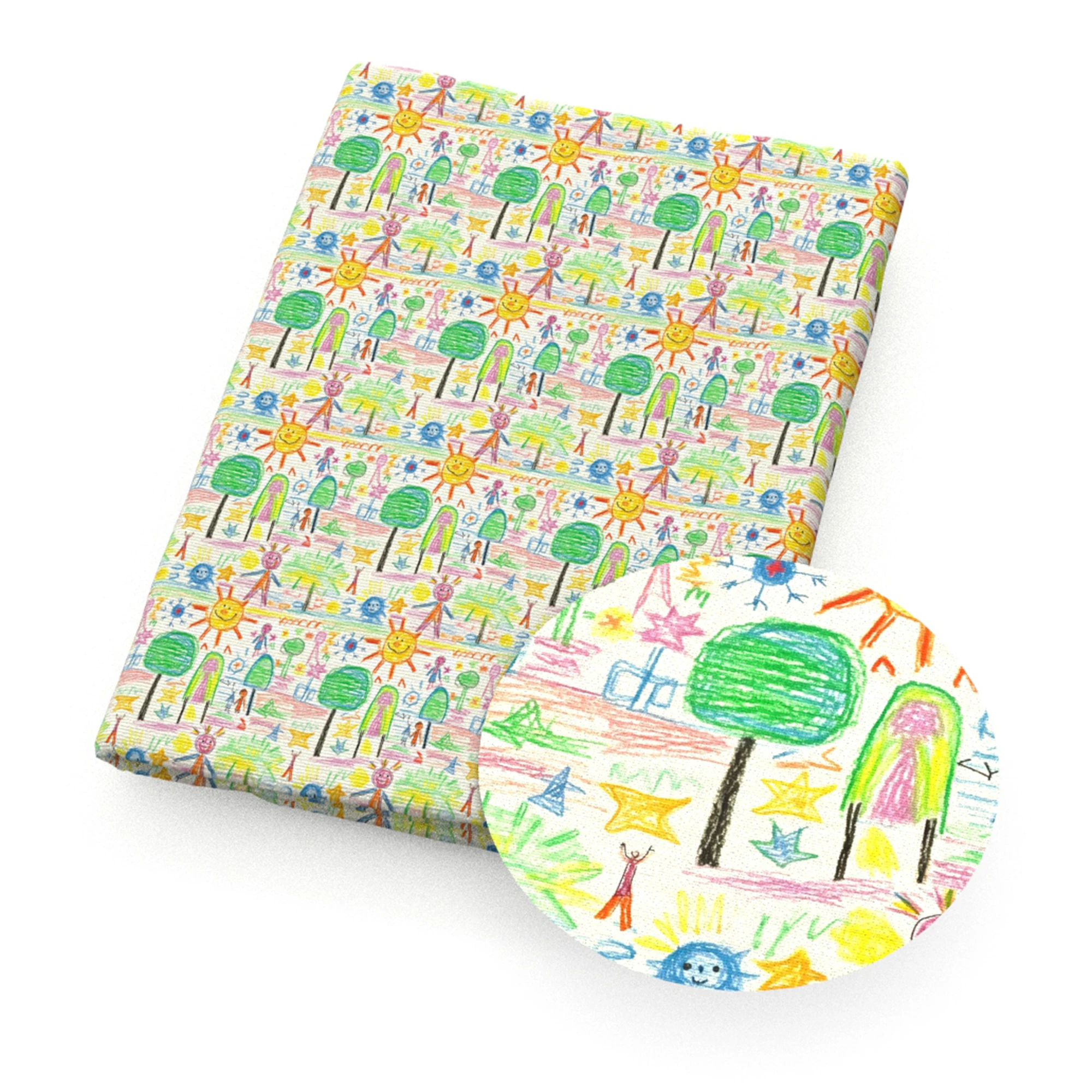 

50*145 см стиль живописи полиэстер хлопчатобумажная ткань для шитья ткани для квилтинга материал для рукоделия DIY ручная работа