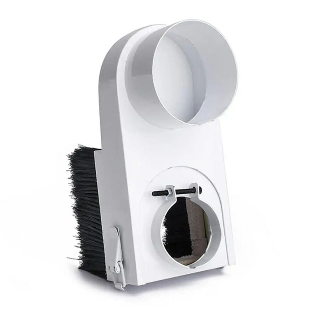 Dust Collector Cover Brush for CNC Router Spindle Motor Iron Nylon High Efficiency Shop Vac Ready Port