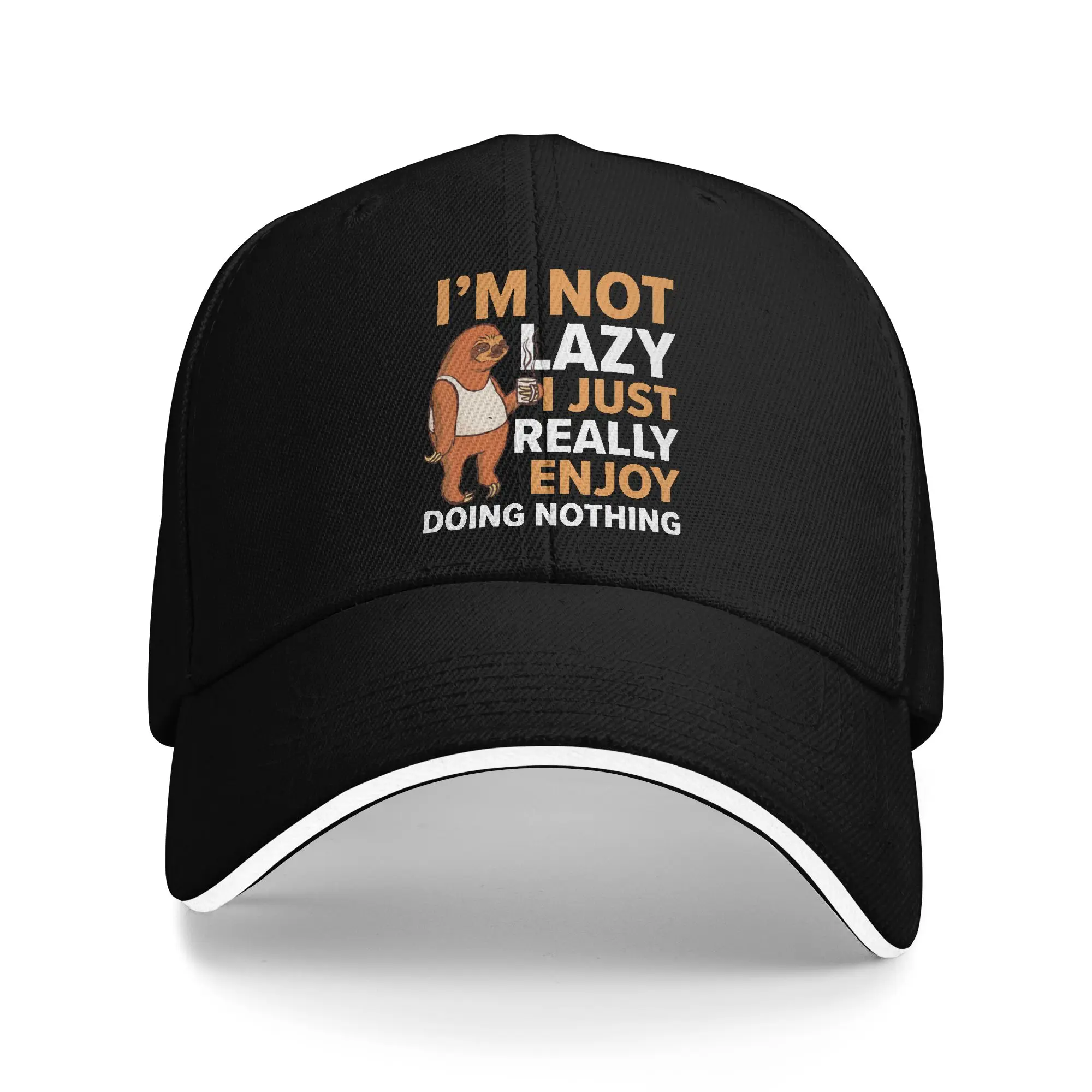 I'm Not Lazy I Just Really Enjoy Doing Nothing Golf Hat Merch Leisure  Snapback Hat For Men Women Golf Headewear  Gift