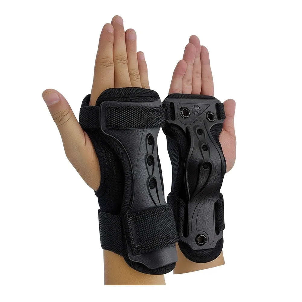 Skateboarding Wrist Support Adjustable Hand Guards Reducing Hand Sprains Engineering Plastic Shell For Teenagers And Adults
