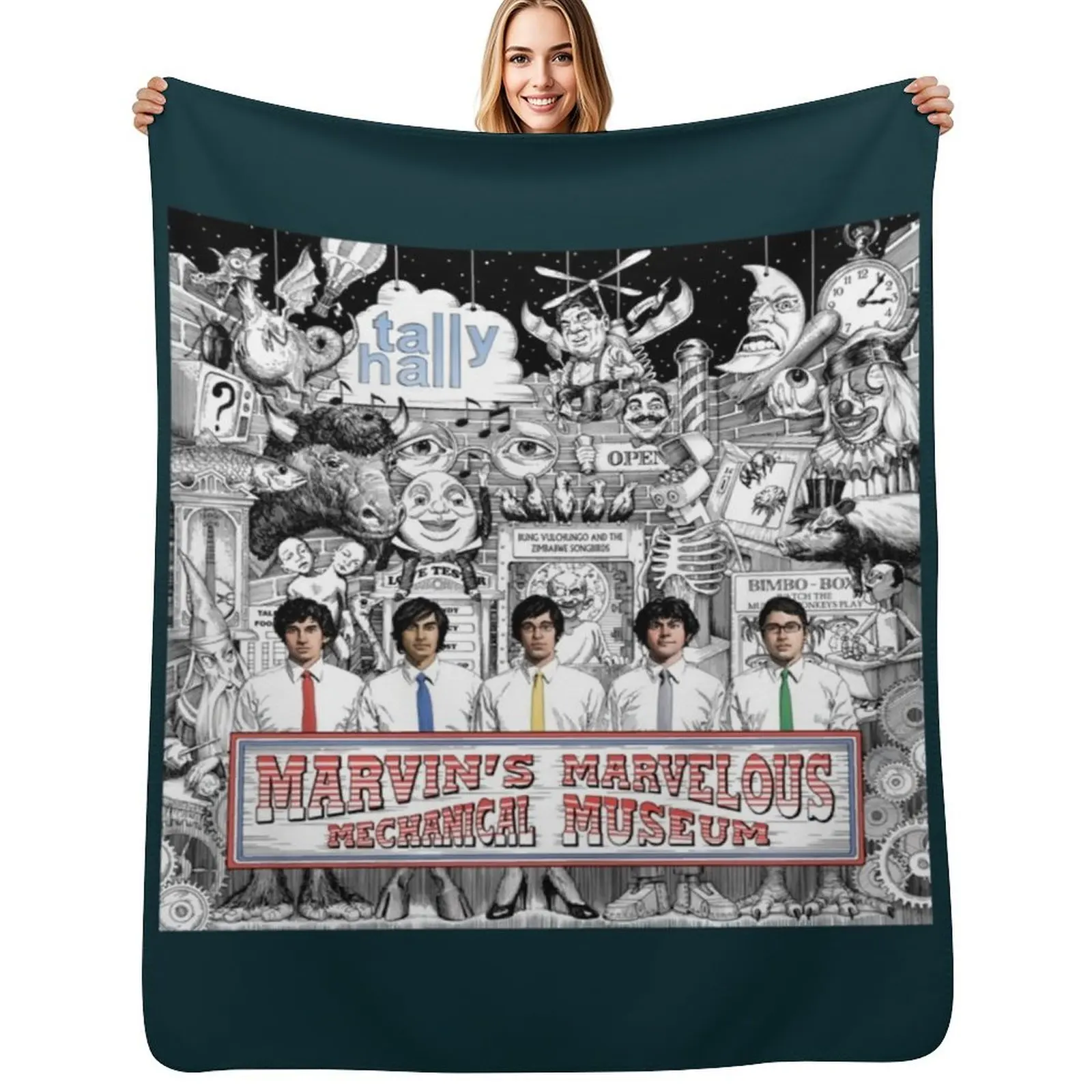 tally hall Throw Blanket Decorative Beds Nap Plaid on the sofa For Sofa Thin anime Winter beds Blankets