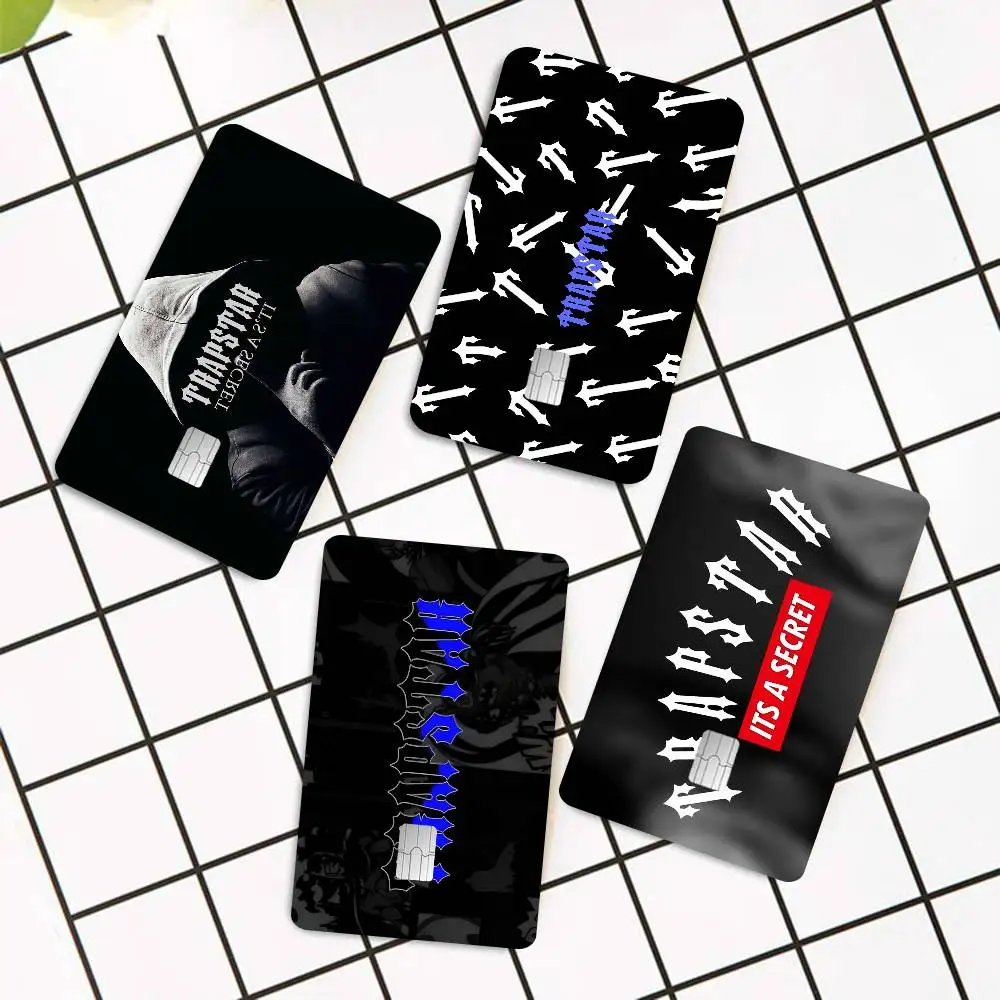 Fashion T-Trapstares Logo Anime Spend Or Save Shell On Off Ultra Thin No Fade Sticker Skin Cover Film For Debit Credit Card