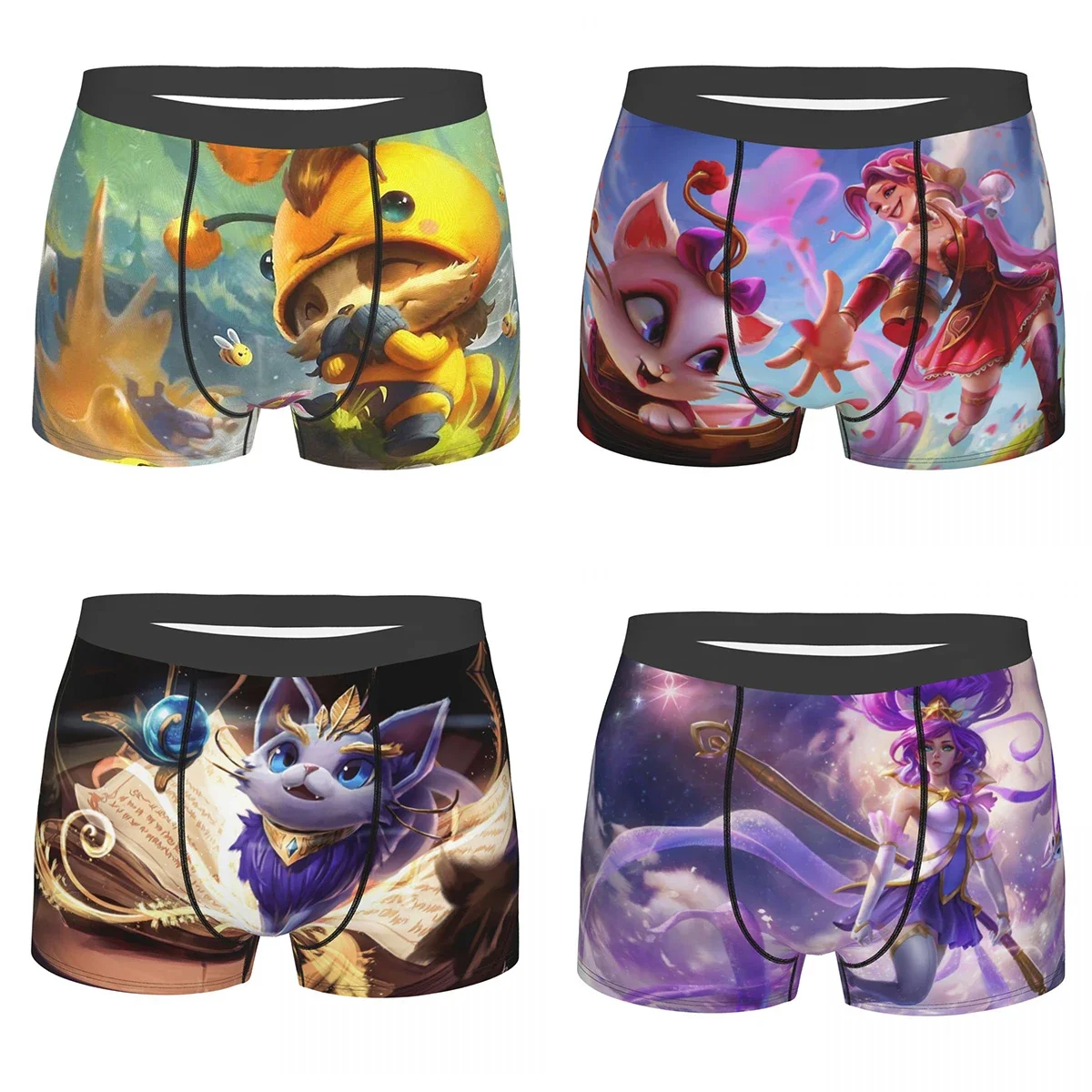 Mo League of Legends LOL MOBA Games Underpants Cotton Panties Men\'s Underwear Sexy Shorts Boxer Briefs