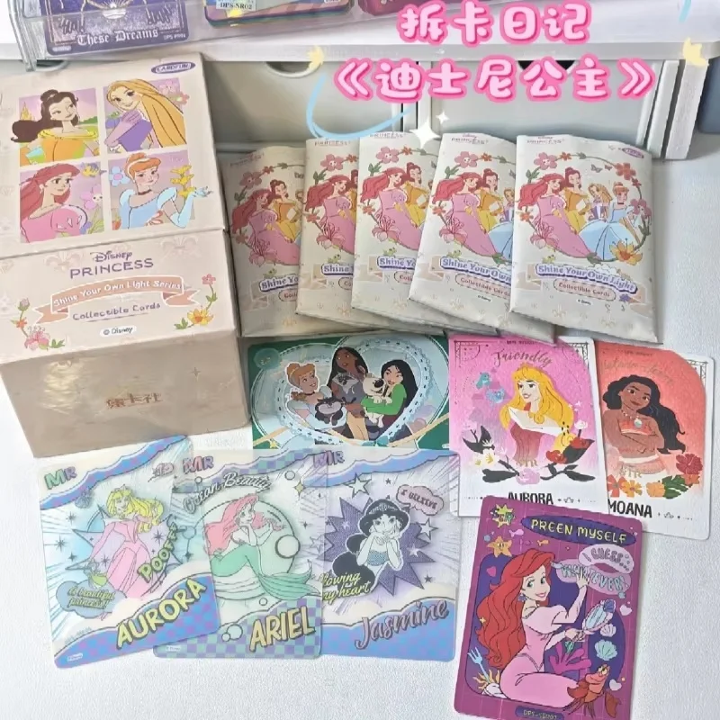 In Stock Authentic Cardfun X Disney Princess Shine Your Own Light Series Collectible Cards Exquisite Anime Merch Delightful Gift