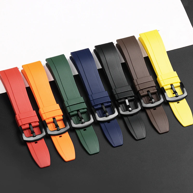 High Quality Silicone Watch Band Quick Release Rubber Watch Strap 20mm 22mm Wrist Strap Universal Soft Replacement Watchband