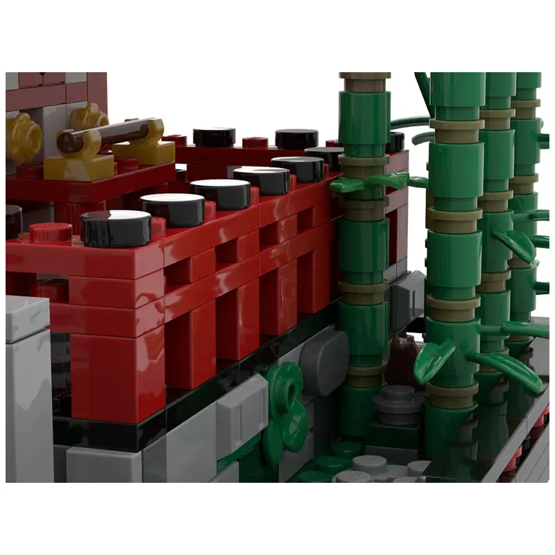 

Spot MOC-1288pcs Modern Architecture Small Particle Assembly Building Blocks Puzzle Toy Model Gift Set Ornament