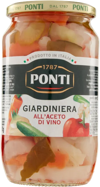 Warzywa w marynacie Giardiniera 700g - Ponti