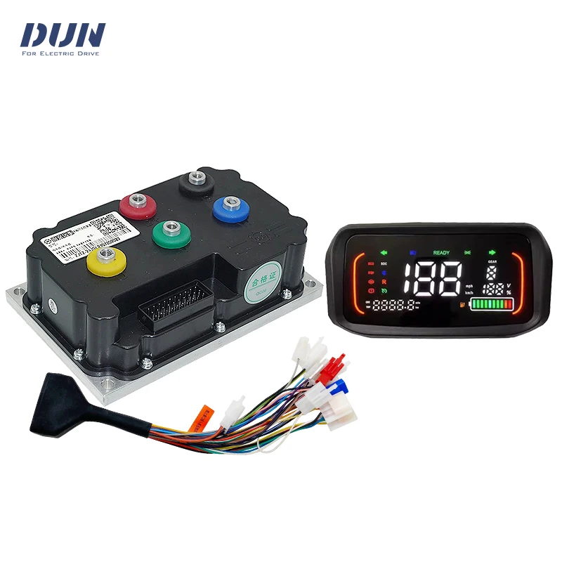 

Fardriver ND72360 72V 190A Rate Volt 48v/60v/72v 3KW-4KW 100KMH BLDC Sine Wave Motor Controller with N1S One-LIN Display