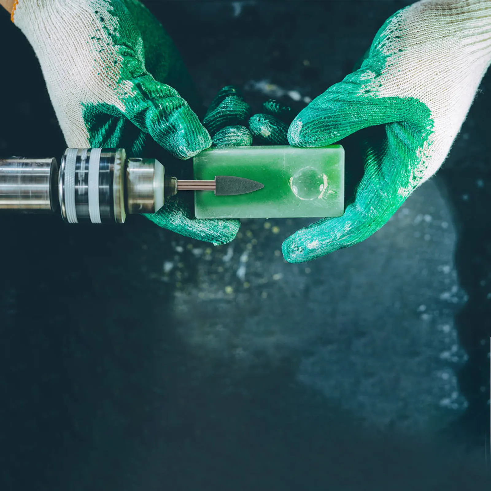 

5Pcs Polishing Bits 4mm Grinding Head 2.35mm Shanks Deburring Tools Metal Rust Removal Grinding Tool