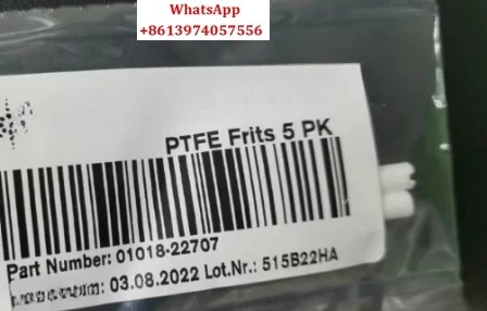 

Liquid phase PTFE filter element item number 01018-22707. For 1100, 1290, 1