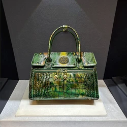 Marchio di design di lusso fuchaymnail cofalla muslimnew borsa in pelle di vacchetta di alta qualità borsa a tracolla con stampa coccodrillo di moda per le donne 가vendita calda