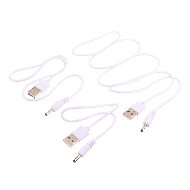 {NN72} USB To DC 3.5mm Power Cable Jack Connector 5V Charger Power Cable Universal For HUB Mini Fan Router Speaker MP3/MP4