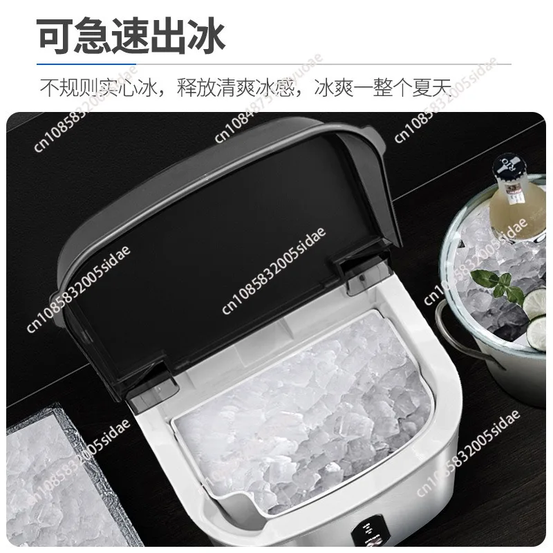 Ice Maker with Soft Chewable Ice, Automatic 34lbs in 24 Hours,Pebble Portable Machine Scoop