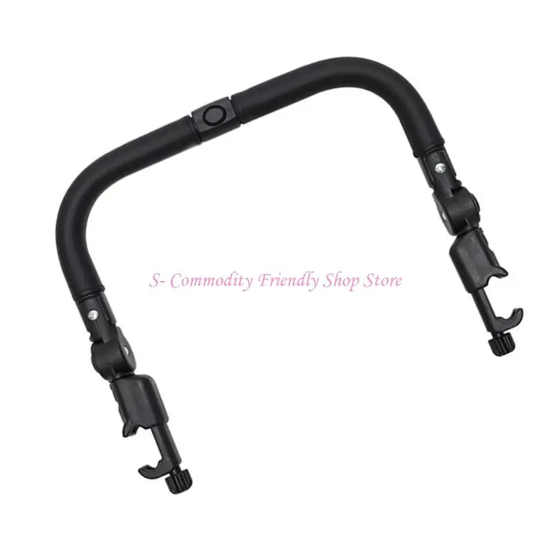 

85AE Baby Strollers Bumper Bar Adjustable Handlebar Crossbar Strollers Enclosure Accessory Pram Armrest Fit Most Pushchair