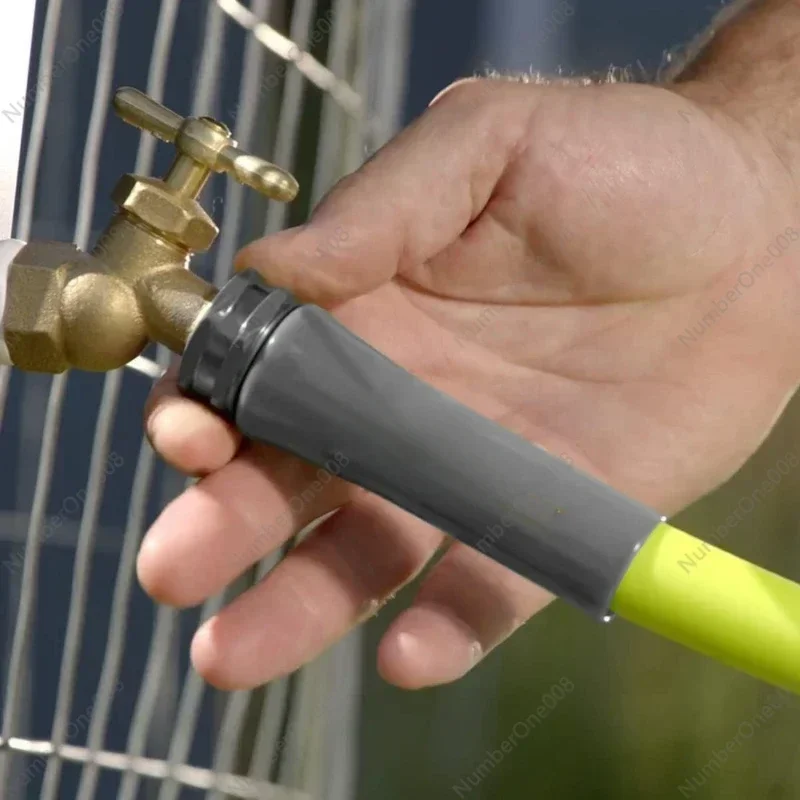 خرطوم الحديقة 5/8 بوصة. × 50 قدم، شديد التحمل، خفيف الوزن، آمن لمياه الشرب، ZillaGreen - HFZG550YW-E #4