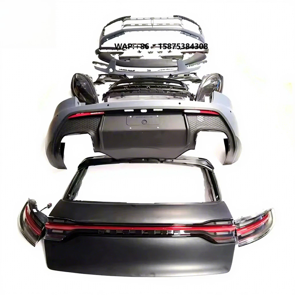 

Body Kit for 2014 2020 Macan 95B.1 95B.2 Upgrade 95B.3 Complete Bodykit PP Materials Bumper Assembly Headlight