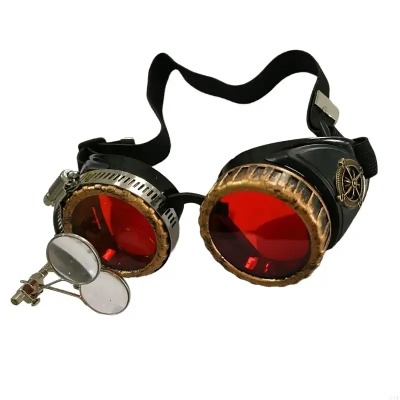 49MF Steampunk Goggles 할로윈 코스프레 의상 사이버 빅토리아 용접 안경